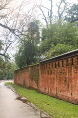 Historical monument of manipur Kangla Fort. Shri Shri Govindajee temple and Citadal  in Imphal,India