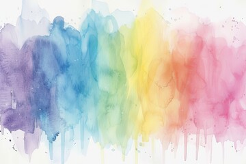 Vibrant Rainbow Colored Background With Paint Splatters - obrazy, fototapety, plakaty