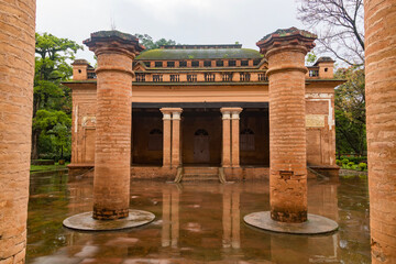Historical monument of manipur Kangla Fort. Shri Shri Govindajee temple and Citadal  in Imphal,India