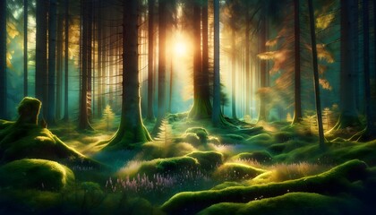 Serene Forest Scene