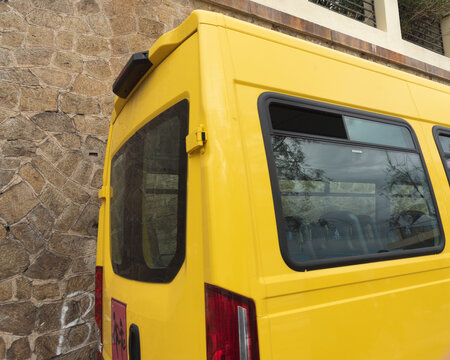 Yellow car in Monterosso