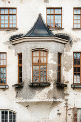 old house with windows