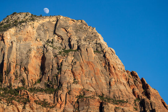 Zion full moon