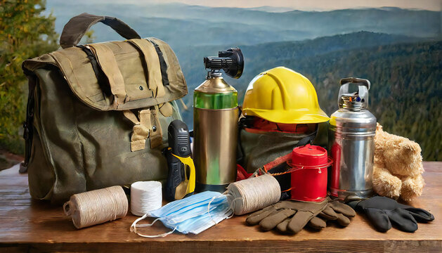 Disaster prevention goods. Evacuation measures. Disaster preparedness.