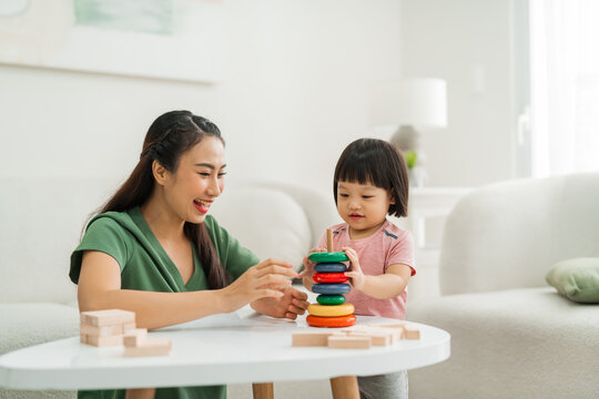 Funny educational games for children concept