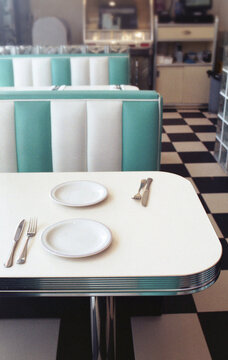 Retro Diner Table Setting
