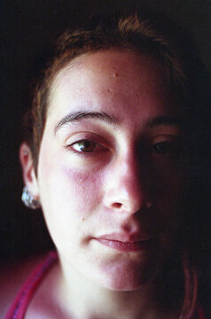 Half-Lit Face Portrait