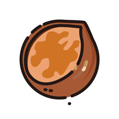 New food in spring colored icon pack