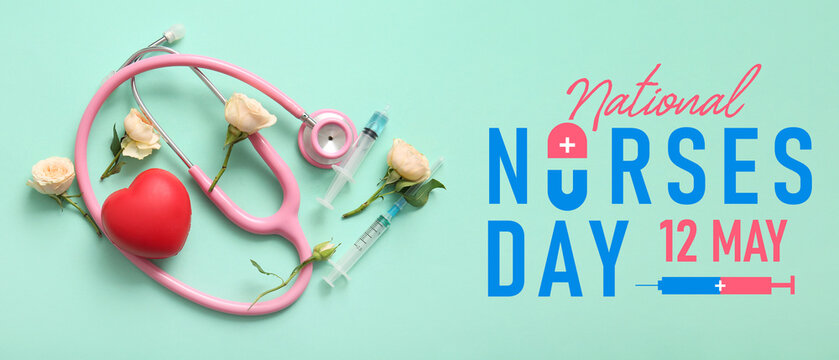 Festive banner for National Nurses Day