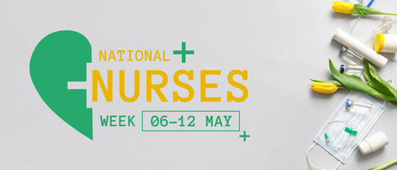 Festive banner for National Nurses Week