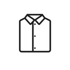 New clothing collection in spring black outline icon pack