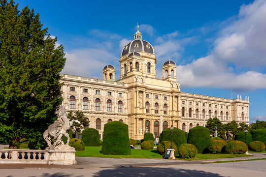 Natural History Museum on Maria Theresa square in Vienna, Austria