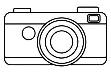 camera silhouette vector illustration