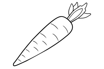 carrot silhouette vector illustration