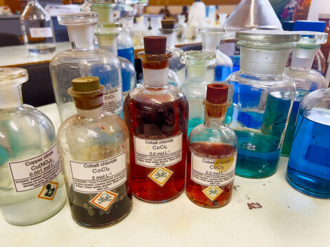 School laboratory chemicals