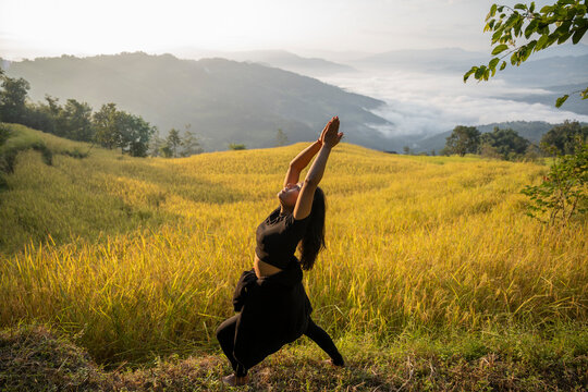 Virbhadra asana/ Warrior 1 pose