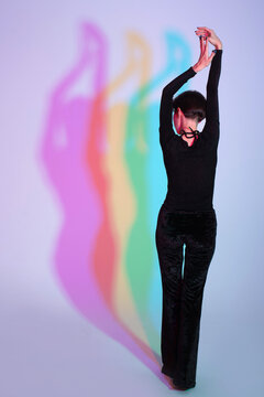 Young woman dancing