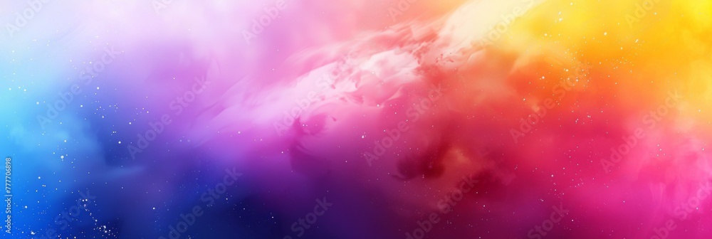 Poster abstract background with a colorful gradient a bright blurred light effect and watercolor blurred te