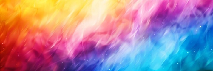 Abstract background with vibrant colors, rainbow gradient Generative AI