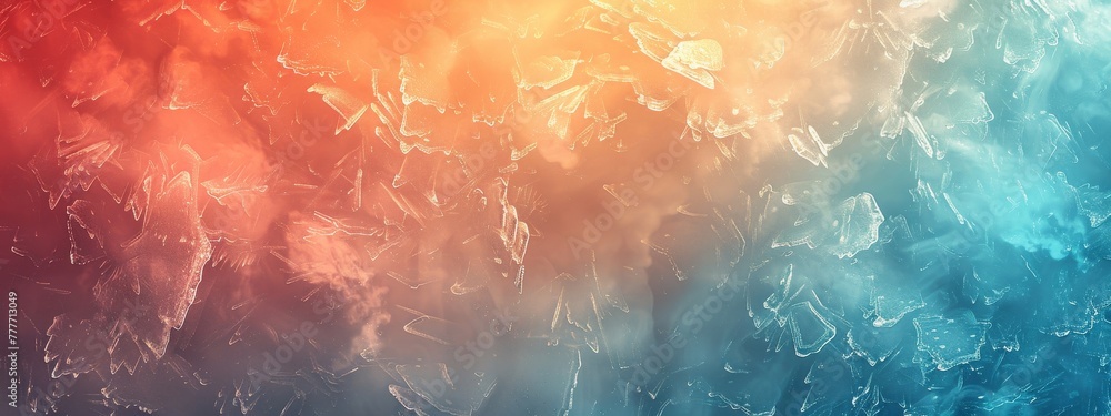 Poster gradient abstract background that conjures the feel of a frozen sky, blending from a muted coral to 