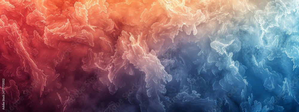 Poster gradient abstract background that conjures the feel of a frozen sky, blending from a muted coral to 