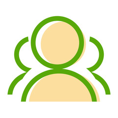 Domain green color Icon pack