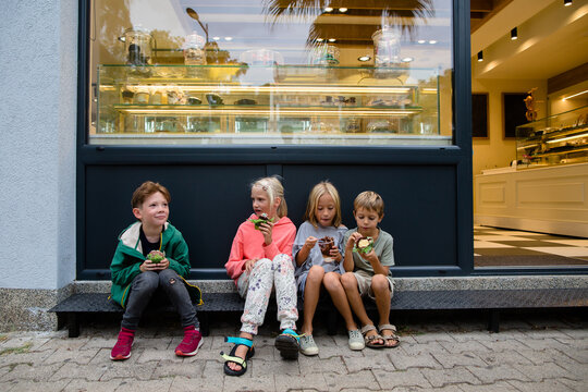 Kids at the bakery