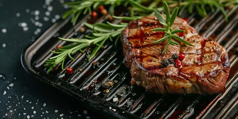 Grilled Steak With Herbs