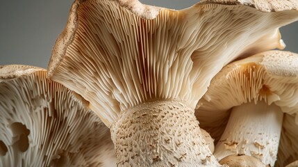 The Essence of Umami: King Oyster Mushroom in Luxurious Detail - obrazy, fototapety, plakaty