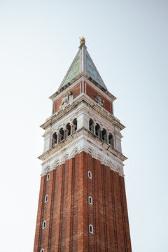 Bell tower of St Mark's Basilica in Venice -St Mark's Campanile