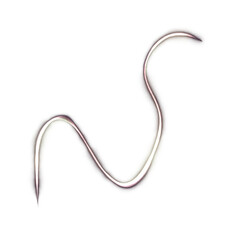 Isolated light stroke on transparent background