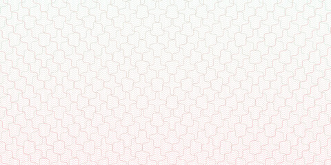 pink and green guilloche background for cheque