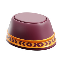 Muslim Cap 3D Icon