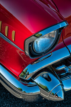 Front Fender Of Classic Car