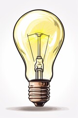 light bulb infographic idea Generative AI