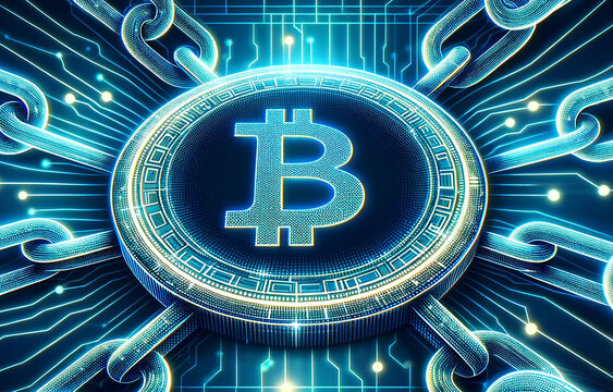 Illuminated Bitcoin Circuitry