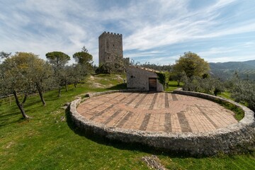 Acropoli di Civitavecchia di Arpino - Frosinone - Lazio - Italia - obrazy, fototapety, plakaty