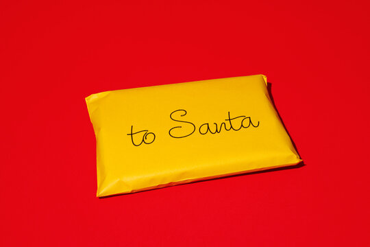 yellow letter to santa