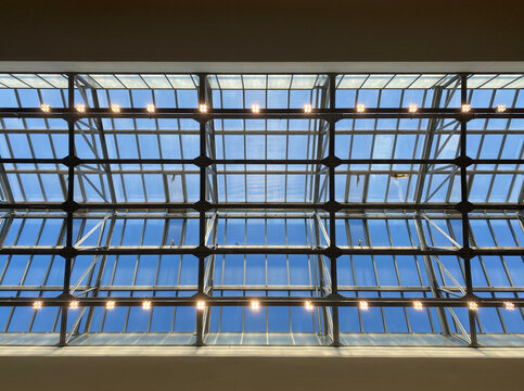 open skylight in roof