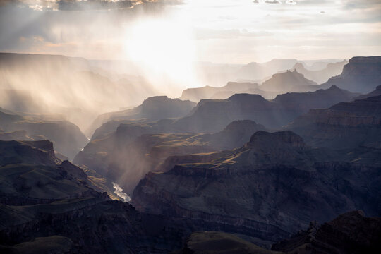 A Clearing Storm in the Grand Canyon 