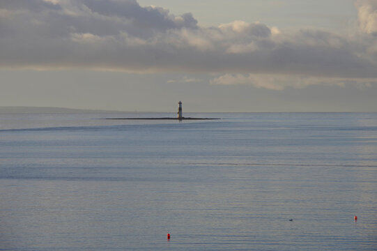 Blackrock Lighthouse on A Winters Afternoon as seen from  Rosses Point