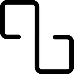 Test website linear black outline icon pack