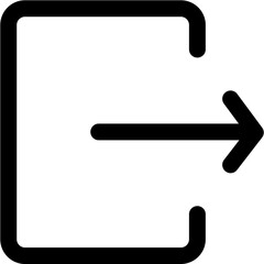 Test website linear black outline icon pack