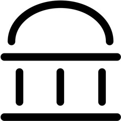 Test website linear black outline icon pack