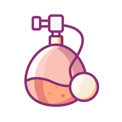 Makeup combination colored icon pack