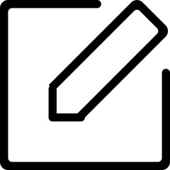 Linear black outline icon pack