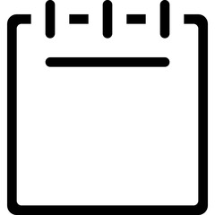 Linear black outline icon pack