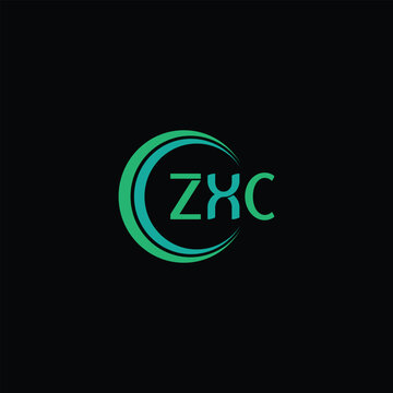 ZXC letter logo creative design. ZXC unique design
