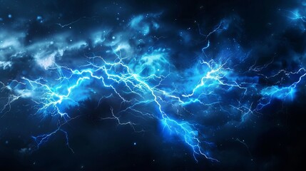 Fototapeta na wymiar Animated lightning effects for games or videos. These vector graphics include electric strikes, magic electricity hits, and thunderbolt effects. Blue glowing storm bolts are also included.