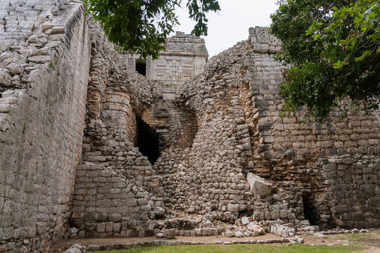 Mayan Pyramid In Mexico.